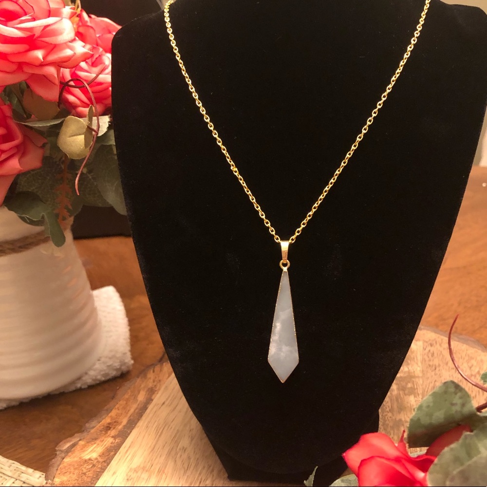 Pentagon Amazonite Necklace💧